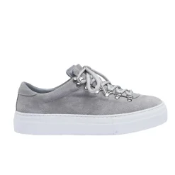 Sko<Diemme Marostica Low Platform Grey Suede Sko Lysegrå