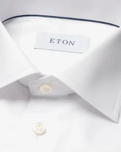 Skjorte<Eton 3000 Contemporary White Signature Twill Shirt Skjorte Hvit