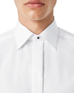 Skjorte<Eton 3000 Slim Evening White Signature Twill Shirt Skjorte Hvit
