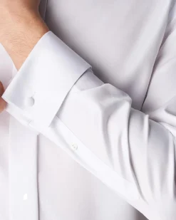 Skjorte<Eton 3000 Slim Evening Wing Collar Skjorte Hvit