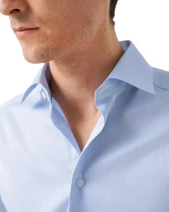 Skjorte<Eton 3000 Slim Skjorte Lyseblå