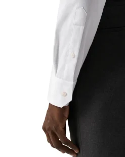 Skjorte<Eton 3000 Slim White Signature Twill Shirt Skjorte Hvit