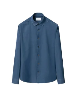 Skjorte<Eton Dark Wash Denim Stretch Shirt Skjorte Denim