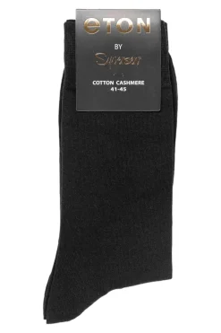 Tilbehør<Eton Cotton Cashmere Sokker Sort