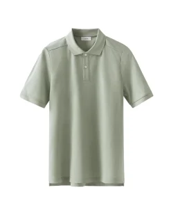 T-Shirt<Eton Filo di Scozia Solid Piqué T-shirt Lysegrønn
