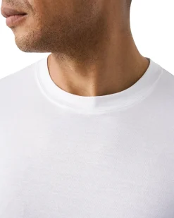 T-Shirt<Eton Filo di Scozia T-shirt T-shirt Hvit