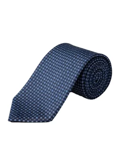 Tilbehør<Eton Floral Woven Silk Tie Slips Kongeblå