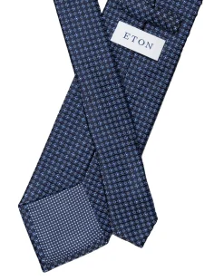 Tilbehør<Eton Floral Woven Silk Tie Slips Kongeblå
