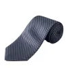 Tilbehør<Eton Geometric Woven Slik Tie Slips Mørkeblå