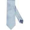 Tilbehør<Eton Silk Linen Tie Slips Lyseblå