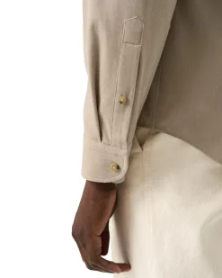 Skjorte<Eton Solid Corduroy Shirt Skjorte Lys Brun