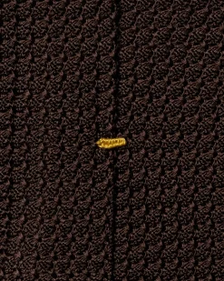 Tilbehør<Eton Solid Grenadine Tie Slips Mørkebrun