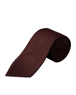 Tilbehør<Eton Solid Grenadine Tie Slips Mørkerød