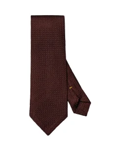 Tilbehør<Eton Solid Grenadine Tie Slips Mørkerød