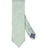 Tilbehør<Eton Solid Silk Linen Tie Slips Lysegrønn