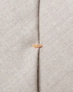 Tilbehør<Eton Solid Wool Flannel Tie Slips Beige