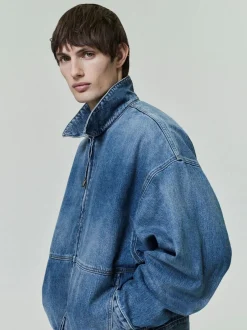 Jakke<Fear of God Essentials Denim Trucker Jacket Jakke Denim