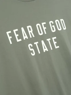 T-Shirt<Fear of God Essentials 90S Fit T-Shirt T-shirt Grå Grønn