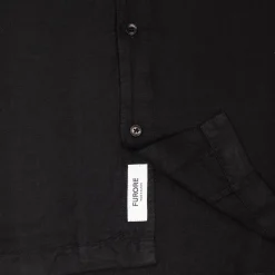 Skjorte<Furore Hill Short Sleeve Skjorte Sort