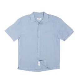 Skjorte<Furore Hill Short Sleeve Skjorte Gråblå