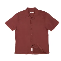 Skjorte<Furore Hill Short Sleeve Skjorte Rustrød