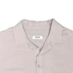 Skjorte<Furore Hill Short Sleeve Skjorte Taupe
