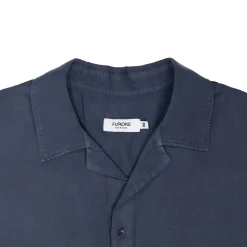 Skjorte<Furore Hill Short Sleeve Skjorte Mørkeblå