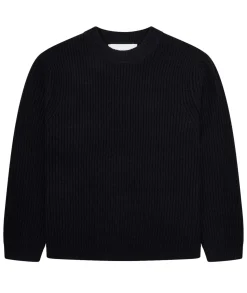 Genser<Garment Project Boxy Wool Knit Genser Navy
