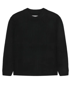 Genser<Garment Project Boxy Wool Knit Genser Sort