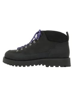 Sko<Garment Project Dune Mid - Black Crazy Horse Leather Sko Sort