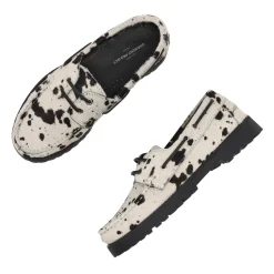 Sko<Garment Project Ollie Boat Shoe Sko Hvit Og Sort