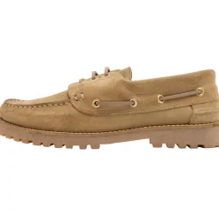 Sko<Garment Project Ollie Boat Shoe Earth Suede Sko Beige
