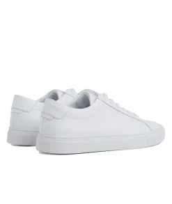 Sko<Garment Project Premium Low White Leather Sko Hvit