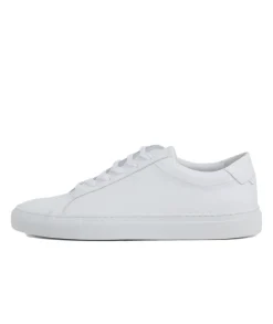 Sko<Garment Project Premium Low White Leather Sko Hvit