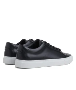 Sko<Garment Project Premium Low Black Leather Sko Sort