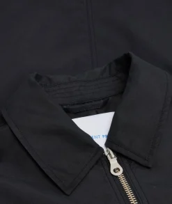 Jakke<Garment Project Water Repellent Zipper Jacket Jakke Sort