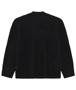 Genser<Garment Project Wool Knit Cardigan Genser Sort