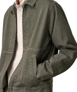 Jakke<Gramicci JAPANESE SLUB DENIM JACKET Jakke Grønn