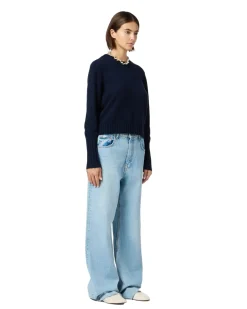 Genser<Guest In Residence Shrunken Crew Genser Navy Midnight