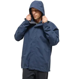 Jakke<Haglöfs Breeze Proof Jacket Men Jakke Marine