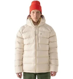 Jakke<Haglöfs Rosson Down Hood Men Jakke Lys Beige Chalk Beige