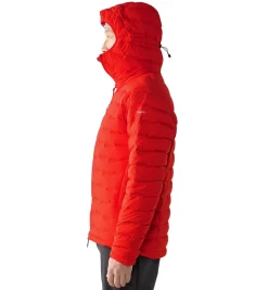 Jakke<Haglöfs Spitz Down Hood Men Jakke Rød