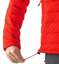 Jakke<Haglöfs Spitz Down Hood Men Jakke Rød