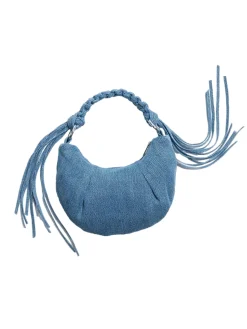 Holzweiler|Veske<Holzweiler Cocoon Denim Micro Bag Veske Denim Mid Blue