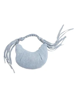 Holzweiler|Veske<Holzweiler Cocoon Denim Micro Bag Veske Denim Light Blue Mix