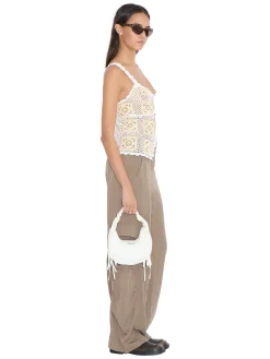 Holzweiler|Veske<Holzweiler Cocoon Denim Micro Bag Veske Hvit White