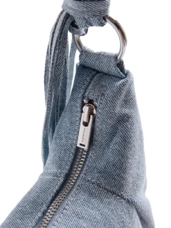 Holzweiler|Veske<Holzweiler Cocoon Denim Small Bag Veske Denim Light Blue Mix