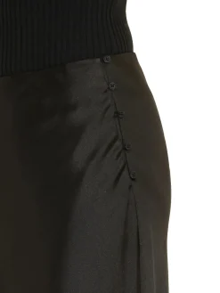 Skjørt<Holzweiler Emilia Button Skirt Skjørt Sort