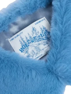 Tilbehør<Holzweiler Faux Fur Collar Skjerf Blå
