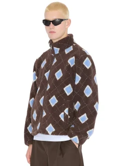 Jakke<Holzweiler Fossekall Fleece Jacket Jakke Brun Mønster